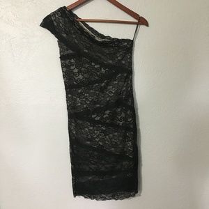 Proof Couture Black Lace Dress